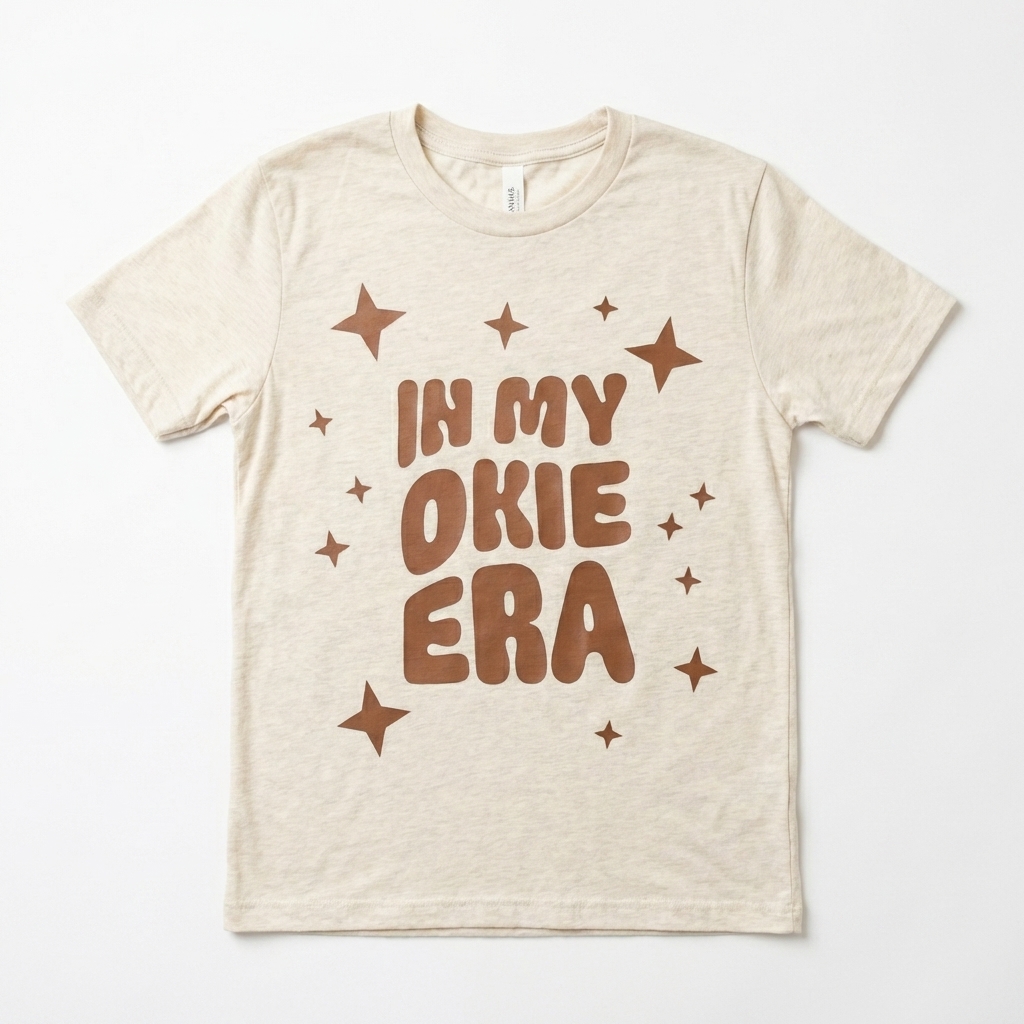 In My Okie Era Tee — print detail