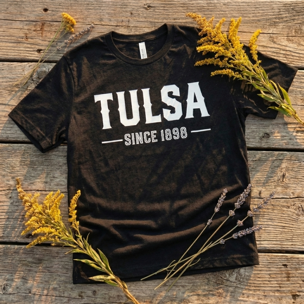 Tulsa Since 1898 Tee — A city older than the state.